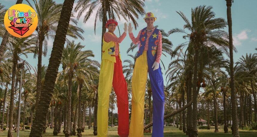 Stilt walkers